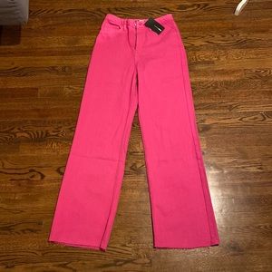 Pink Fashion Nove straight leg jeans